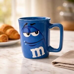 M&M's Blue Character Ceramic 8 to 10 OZ Mug